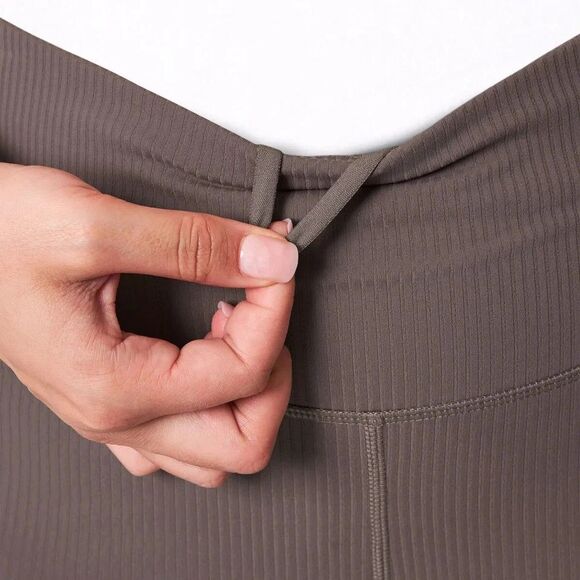 Mondetta Womens Small Black Biker Short High Rise Ribbed Moisture Wicking Active - Picture 6 of 14